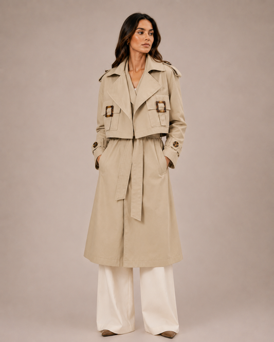 CLASSY MODULAR TRENCH COAT