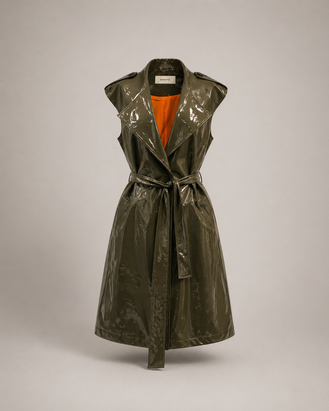 GLOSSY MODULAR TRENCH COAT