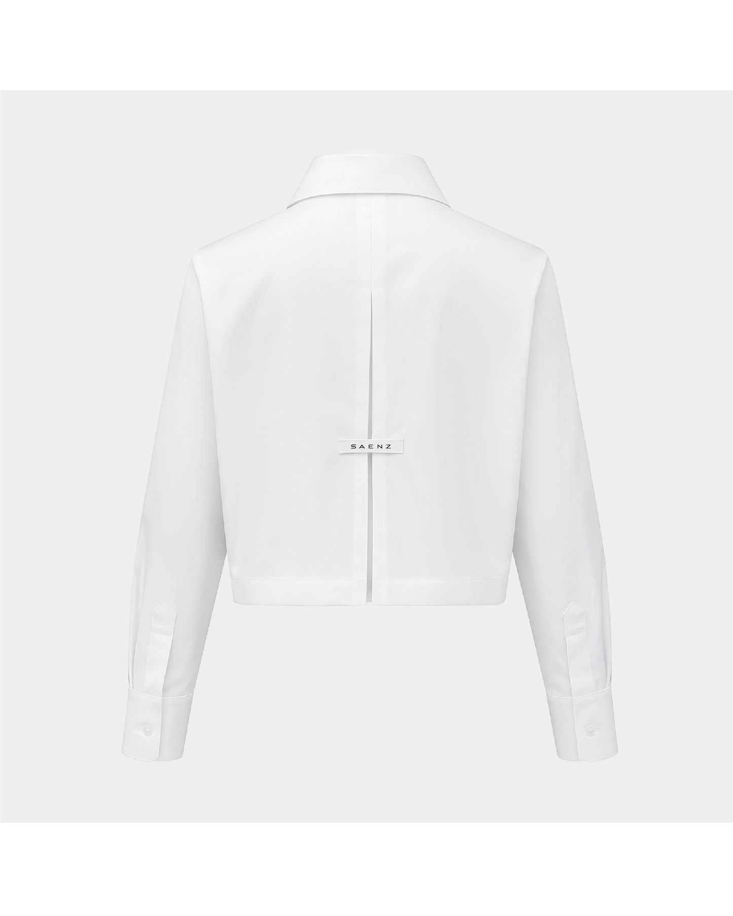 Camisa Cropped Bolsillos Circulares