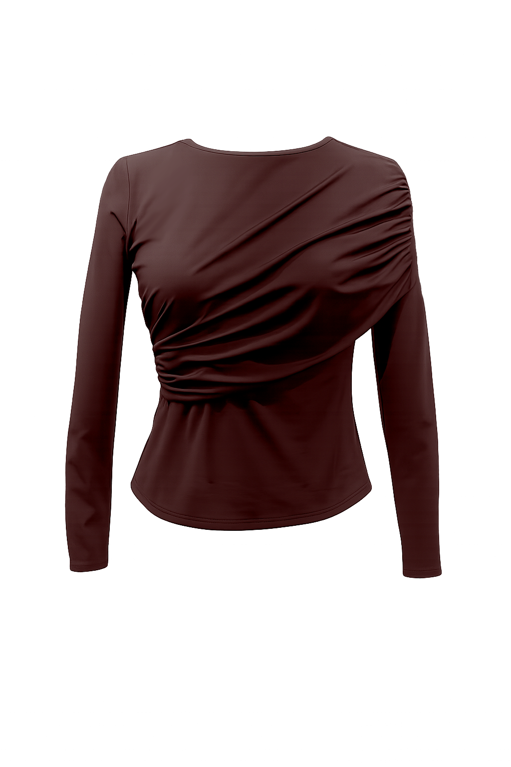 Noir Asimétrica Burdeos