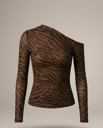 MESH ÓRBITA  CEBRA DRAPE TOP